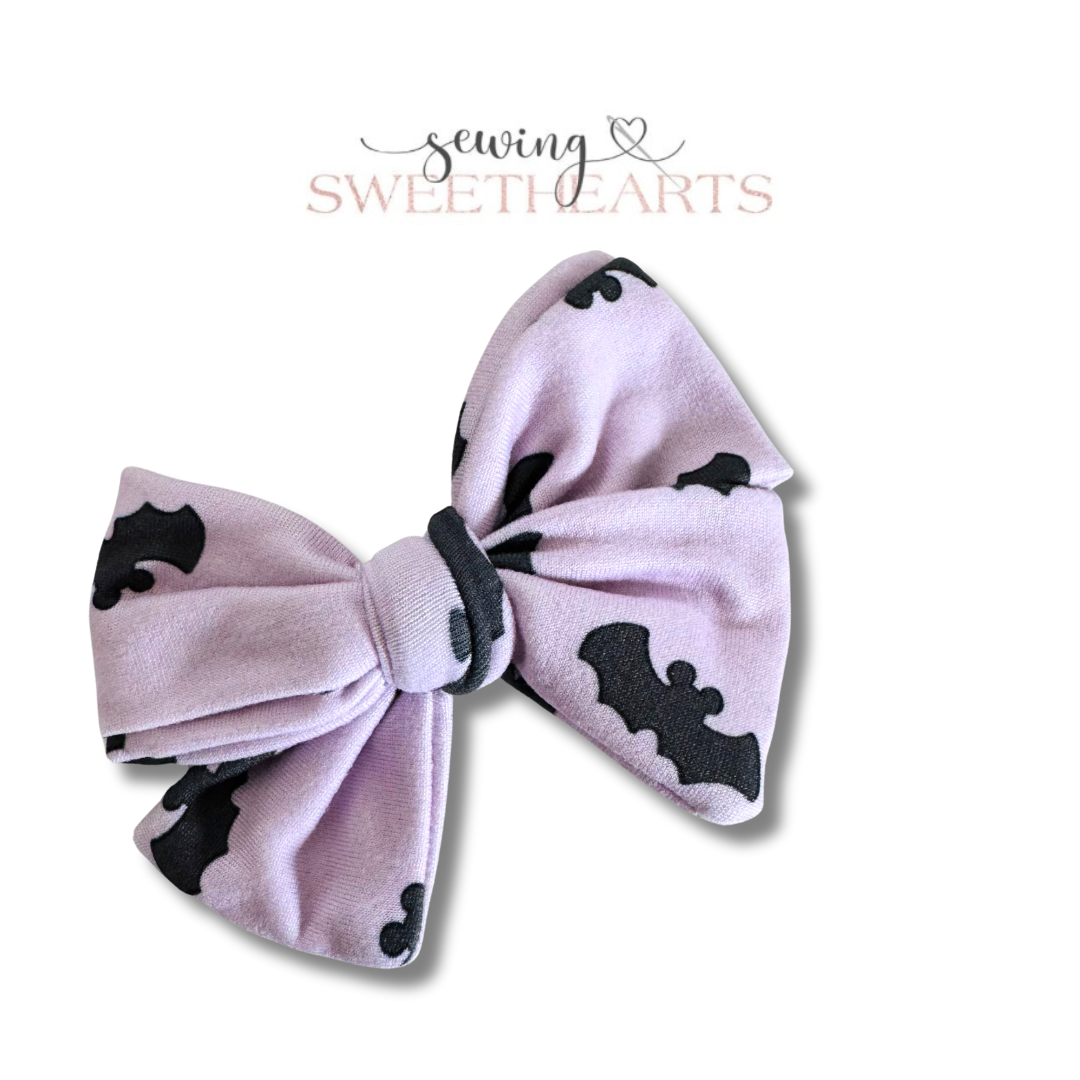 Mouse Bats Bow  Sewing Sweethearts   