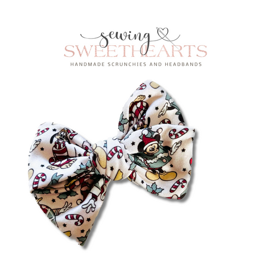 Holiday Clubhouse Bow  Sewing Sweethearts   