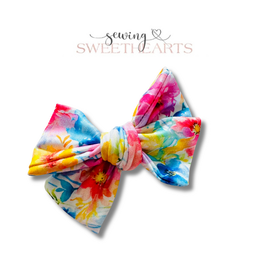 Bright Garden Bow  Sewing Sweethearts   