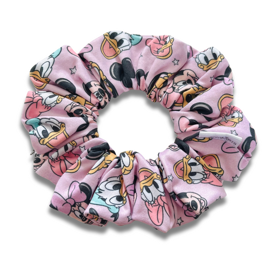 Purple Mouse Friends Scrunchie  Sewing Sweethearts   