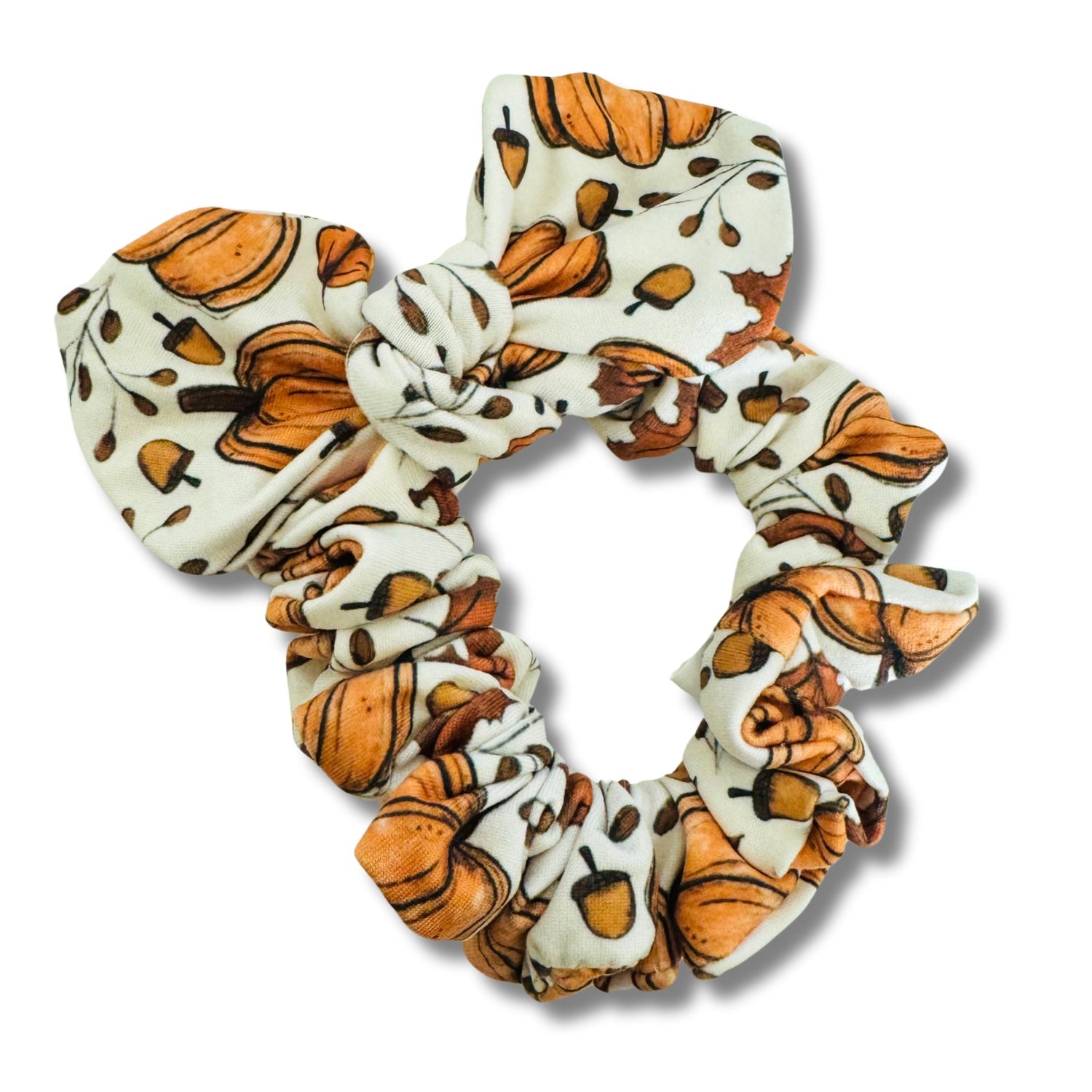 Autumn Harvest Bow Scrunchie  Sewing Sweethearts   