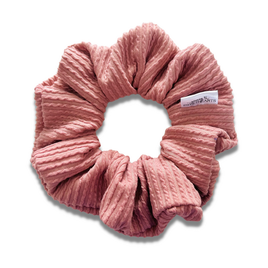 Rose Wavy Ribbed Scrunchie  Sewing Sweethearts   