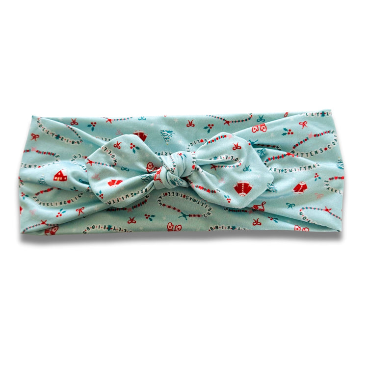 Tay Christmas Bracelets Sweetheart Headband (or removable tie option)  Sewing Sweethearts Sweetheart with removable tie  