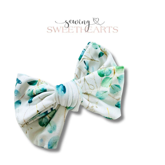 Eucalyptus Bow  Sewing Sweethearts   