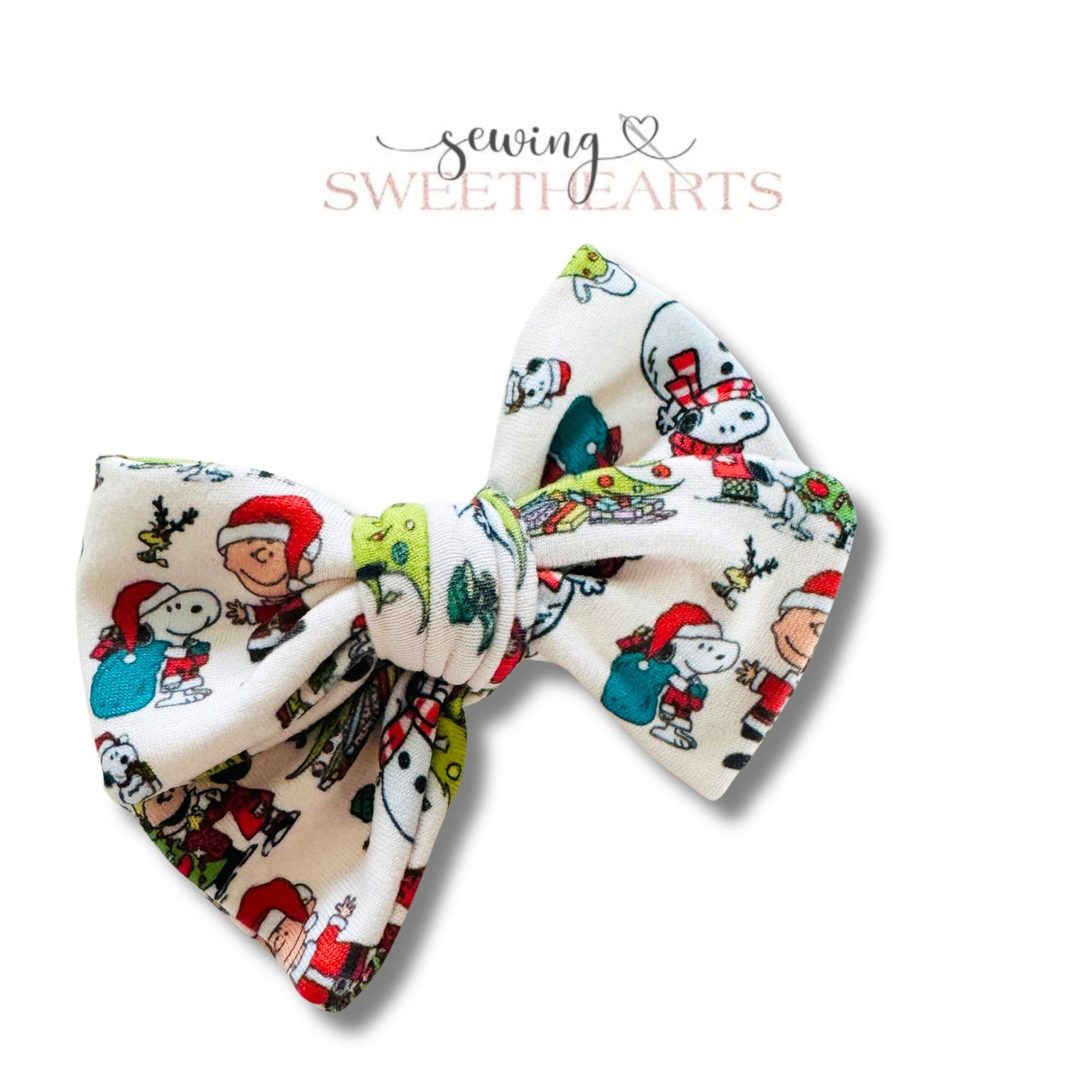 A Peanuts Christmas Bow  Sewing Sweethearts   