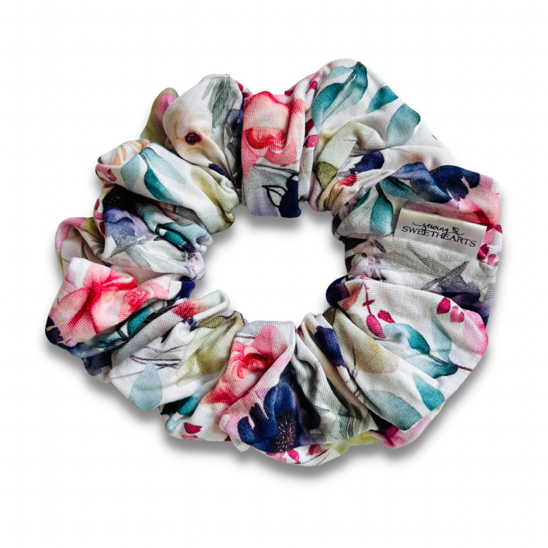 Lush Wild Garden Scrunchie  Sewing Sweethearts   