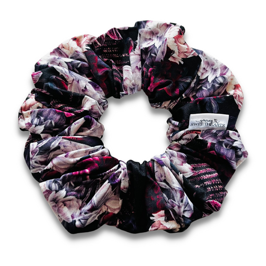 Purple Blooms Scrunchie  Sewing Sweethearts   