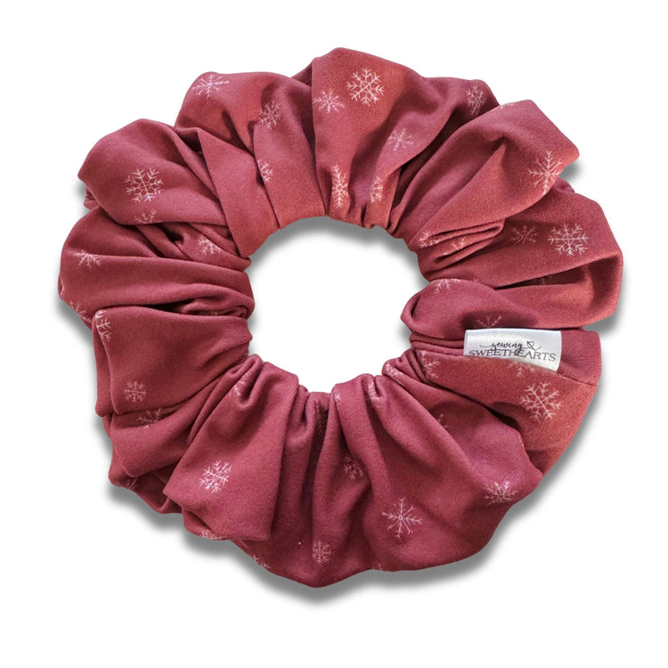 Let It Snow Scrunchie  Sewing Sweethearts   