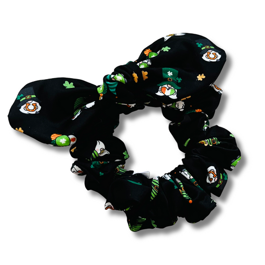 Irish Gnomes Bow Scrunchie Sewing Sweethearts