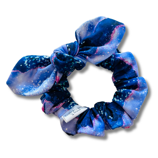 Cosmos Sparkle Bow Scrunchie  Sewing Sweethearts   