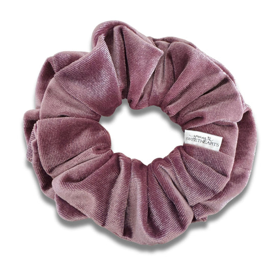 Light Purple Velvet Scrunchie  Sewing Sweethearts   