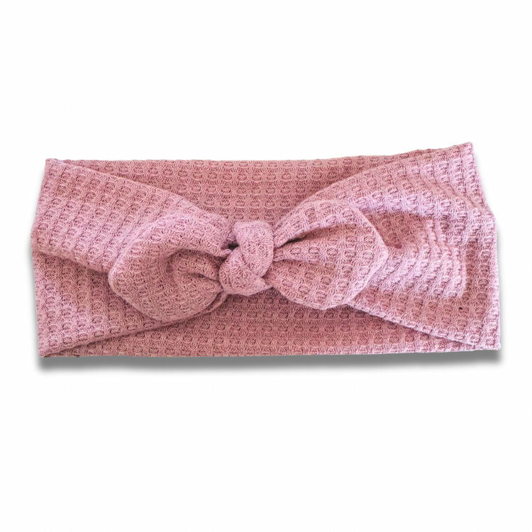 Rose Waffle Knit Sweetheart (or removable tie option)  Sewing Sweethearts Sweetheart with removable tie  