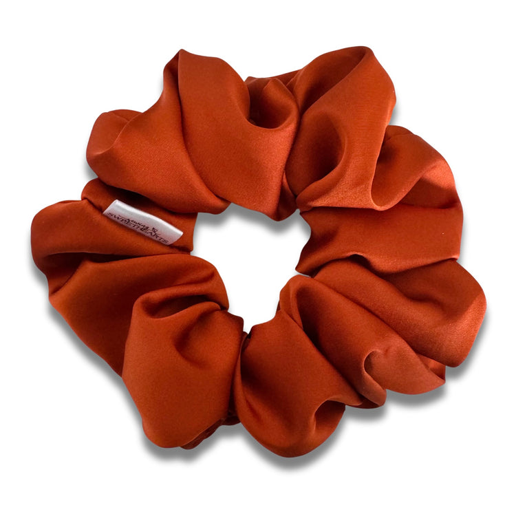 Cinnamon Satin Scrunchie  Sewing Sweethearts   