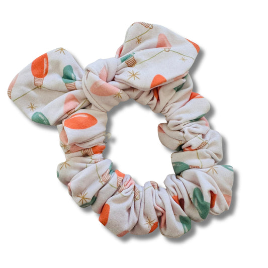 Christmas Lights Bow Scrunchie  Sewing Sweethearts   