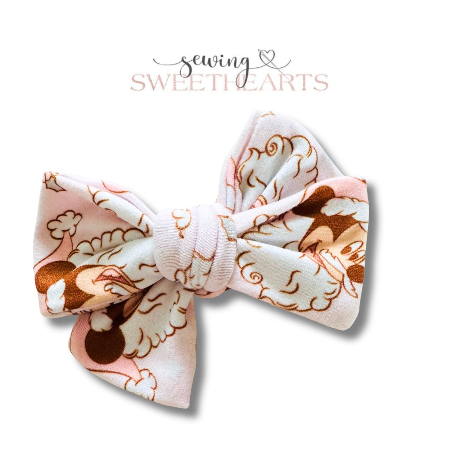 Santa Mouse Bow  Sewing Sweethearts   