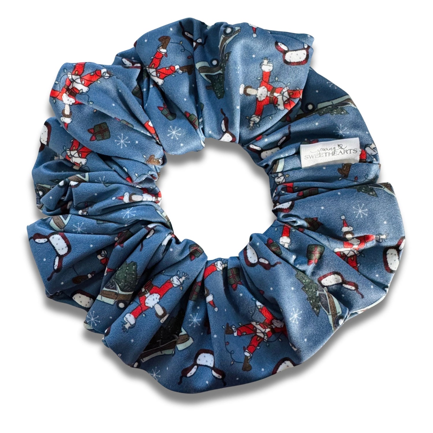 Christmas Vacation Scrunchie  Sewing Sweethearts   