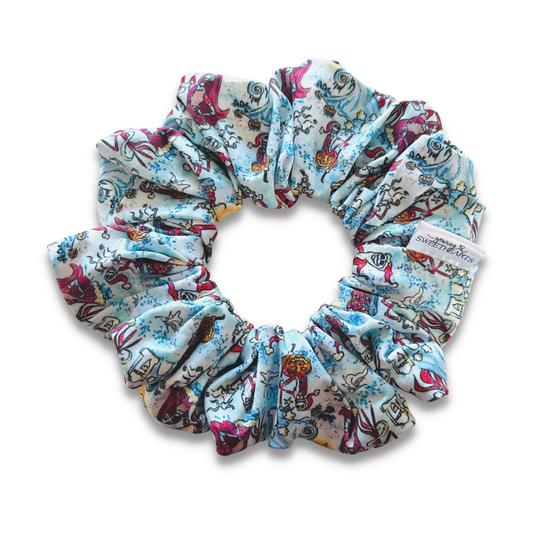 Christmas Nightmare Scrunchie  Sewing Sweethearts   