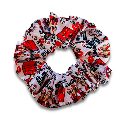 Jingle Bell Rock Scrunchie  Sewing Sweethearts   