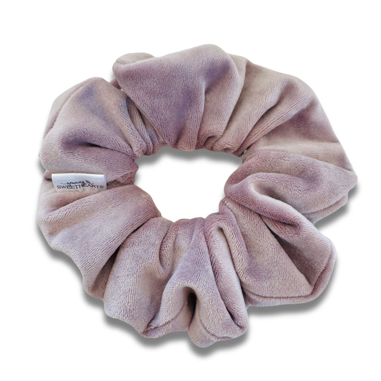 Dusty Orchid Velvet Scrunchie  Sewing Sweethearts   