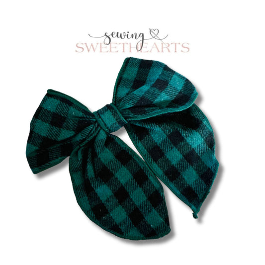 Buffalo Green Sailor Bow  Sewing Sweethearts   