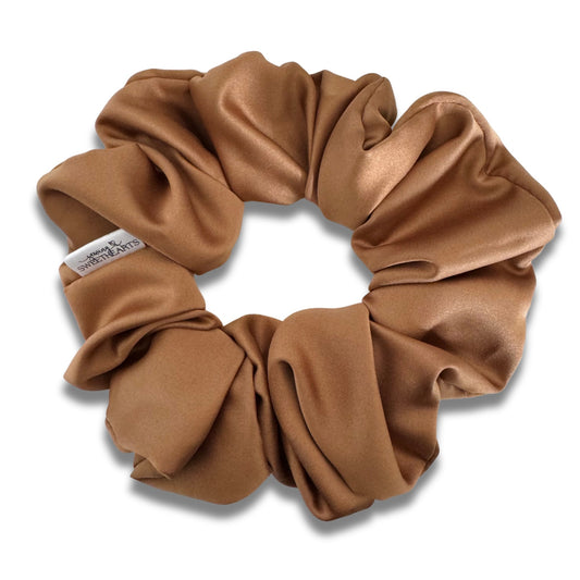 Caramel Satin Scrunchie  Sewing Sweethearts   