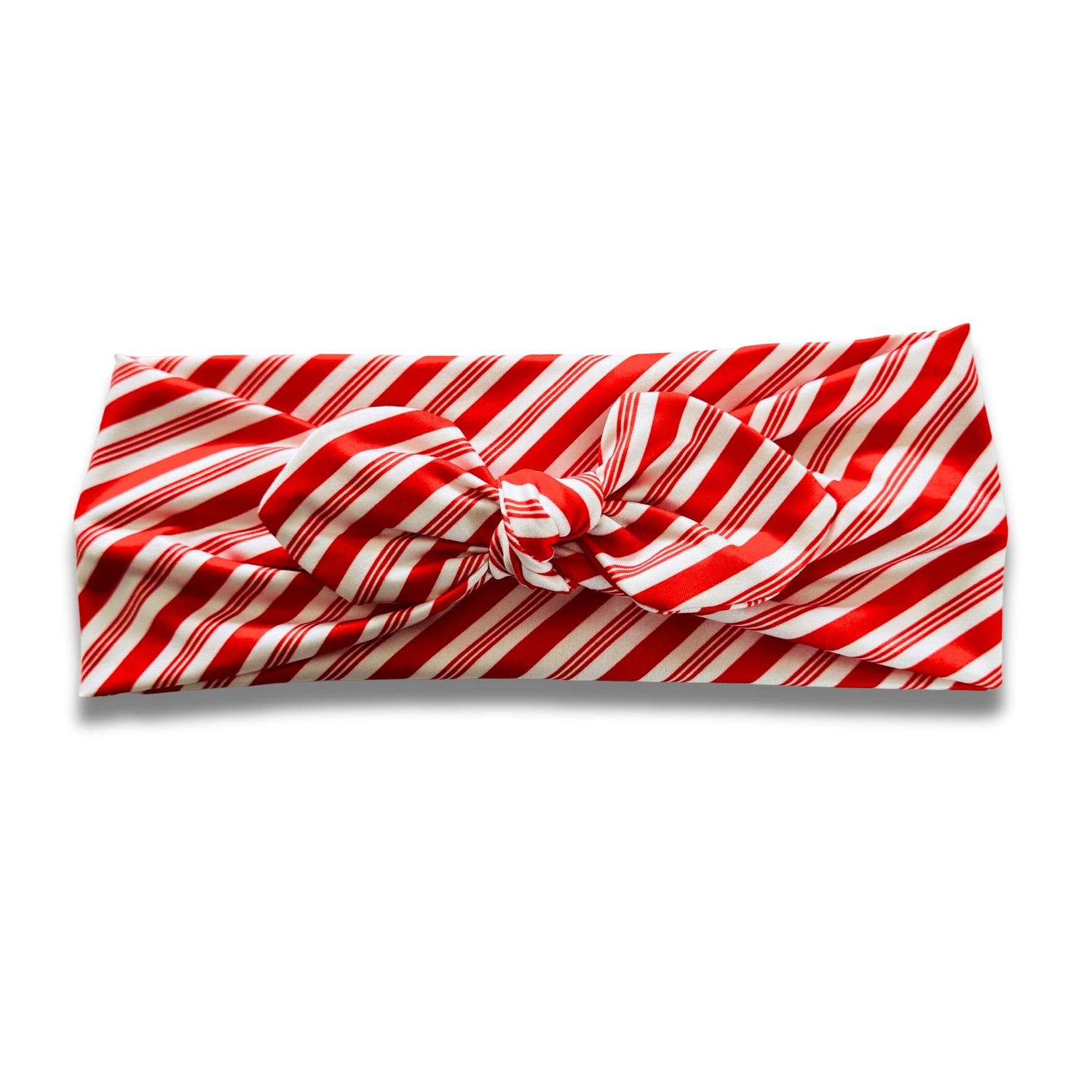 Candy Cane Stripe PREORDER** Sweetheart Headband (or removable tie option)  Sewing Sweethearts Sweetheart with removable tie  