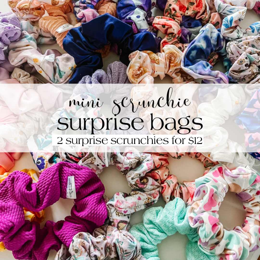 Surprise Mini Scrunchie Bag Scrunchies Sewing Sweethearts   