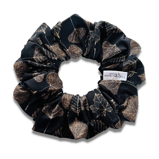 Golden Leaves Scrunchie  Sewing Sweethearts   