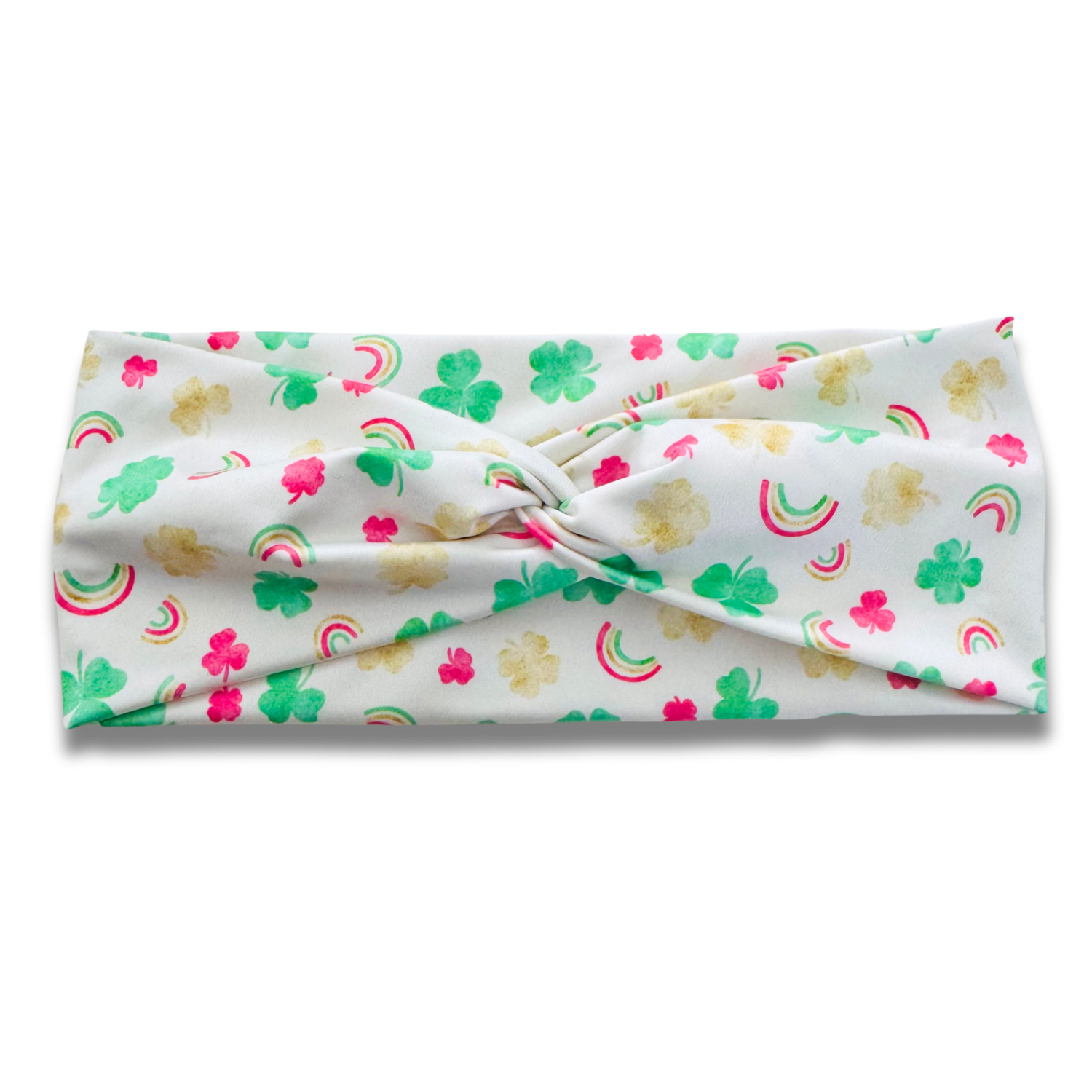 Clover Rainbow Sweetheart Headband (or removable tie option) Sewing Sweethearts Sweetheart