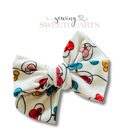 Mouse Lights Bow  Sewing Sweethearts   