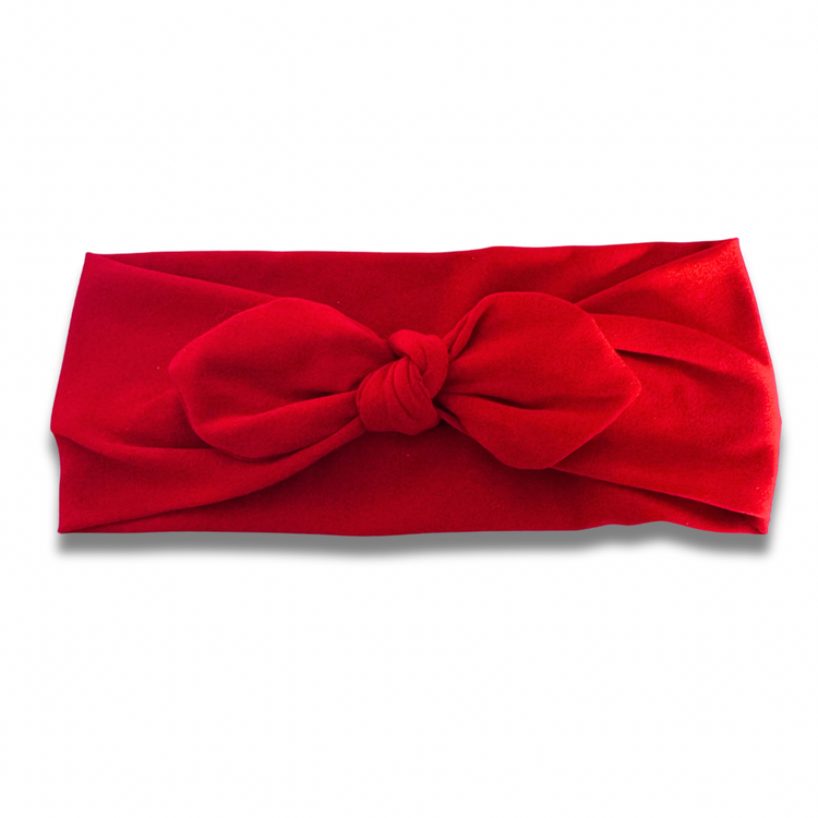 Red Sweetheart Headband (or removable tie option) Sewing Sweethearts Sweetheart with Removable Tie