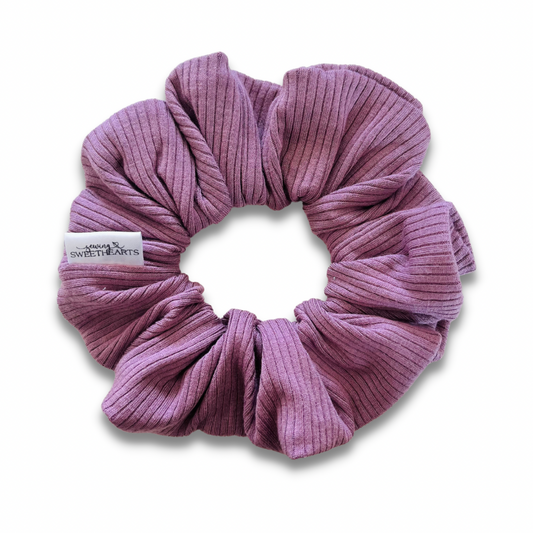 Lilac Ribbed Scrunchie  Sewing Sweethearts   