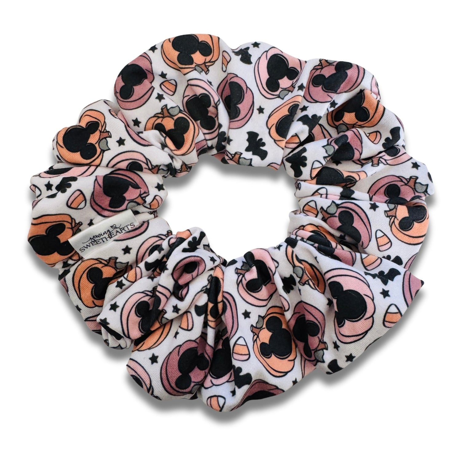 Mouse Pumpkins Scrunchie  Sewing Sweethearts   