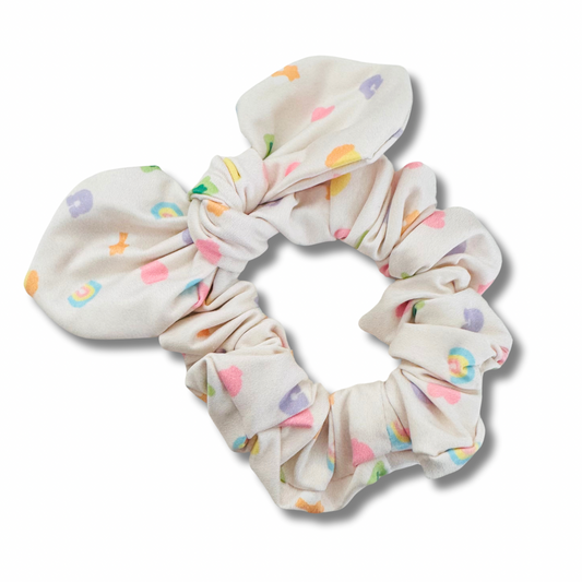 Lucky Charms Bow Scrunchie Sewing Sweethearts