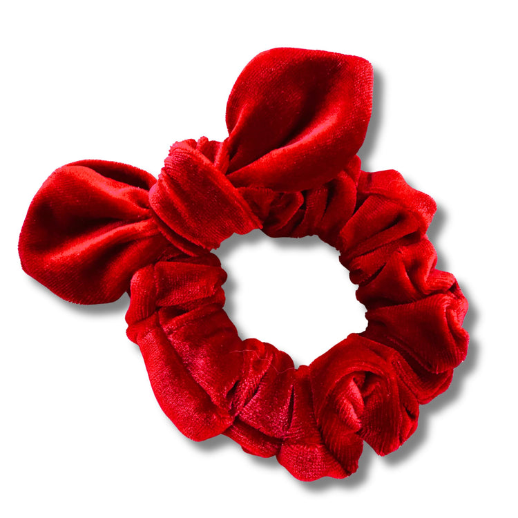 Red Velvet Bow Scrunchie  Sewing Sweethearts   