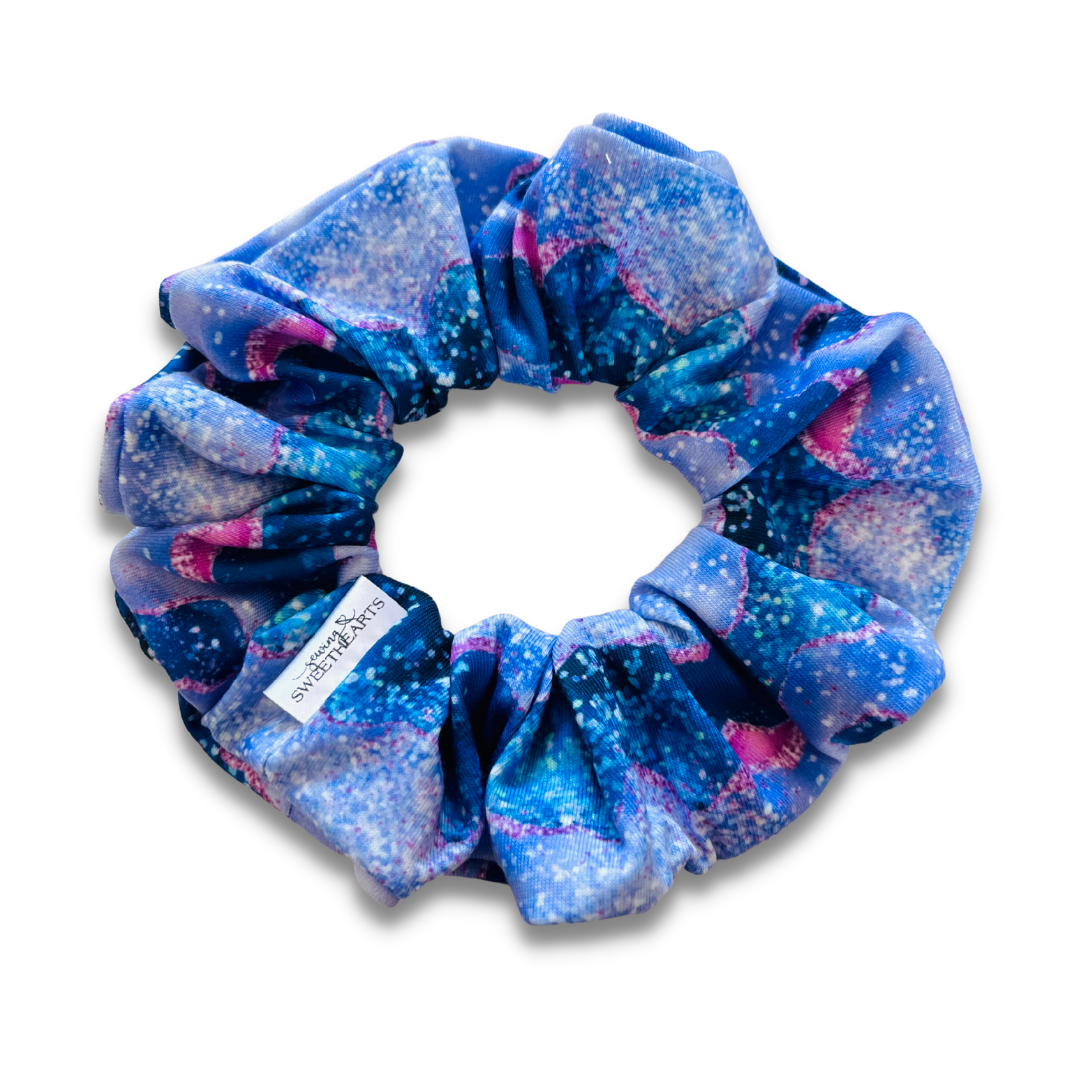 Cosmos Sparkle Scrunchie  Sewing Sweethearts   