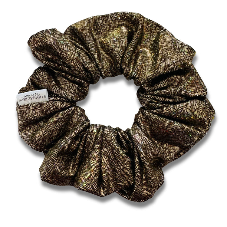 Glitter Gold Scrunchie  Sewing Sweethearts   