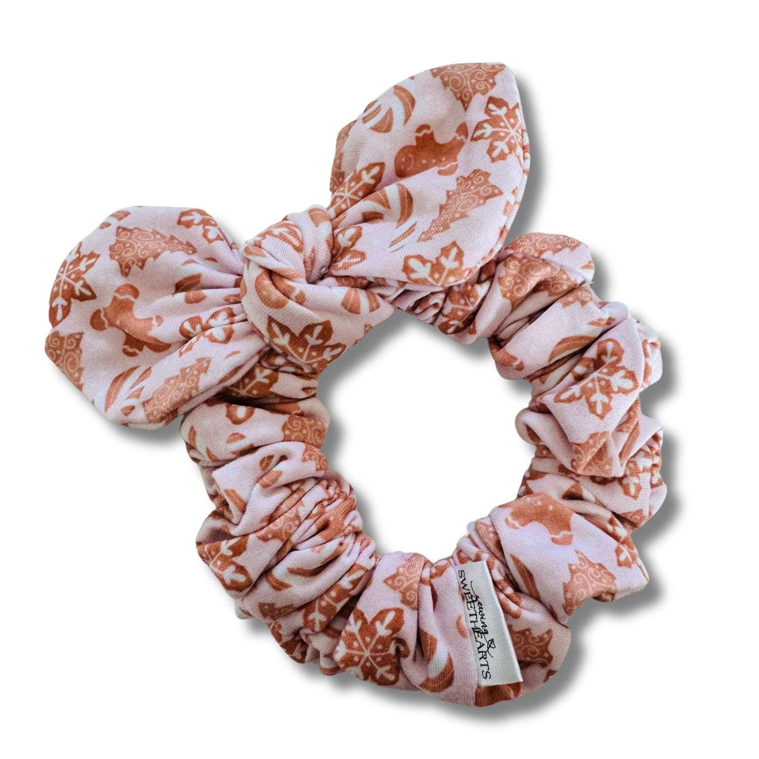 Baking Spirits Bright Bow Scrunchie  Sewing Sweethearts   