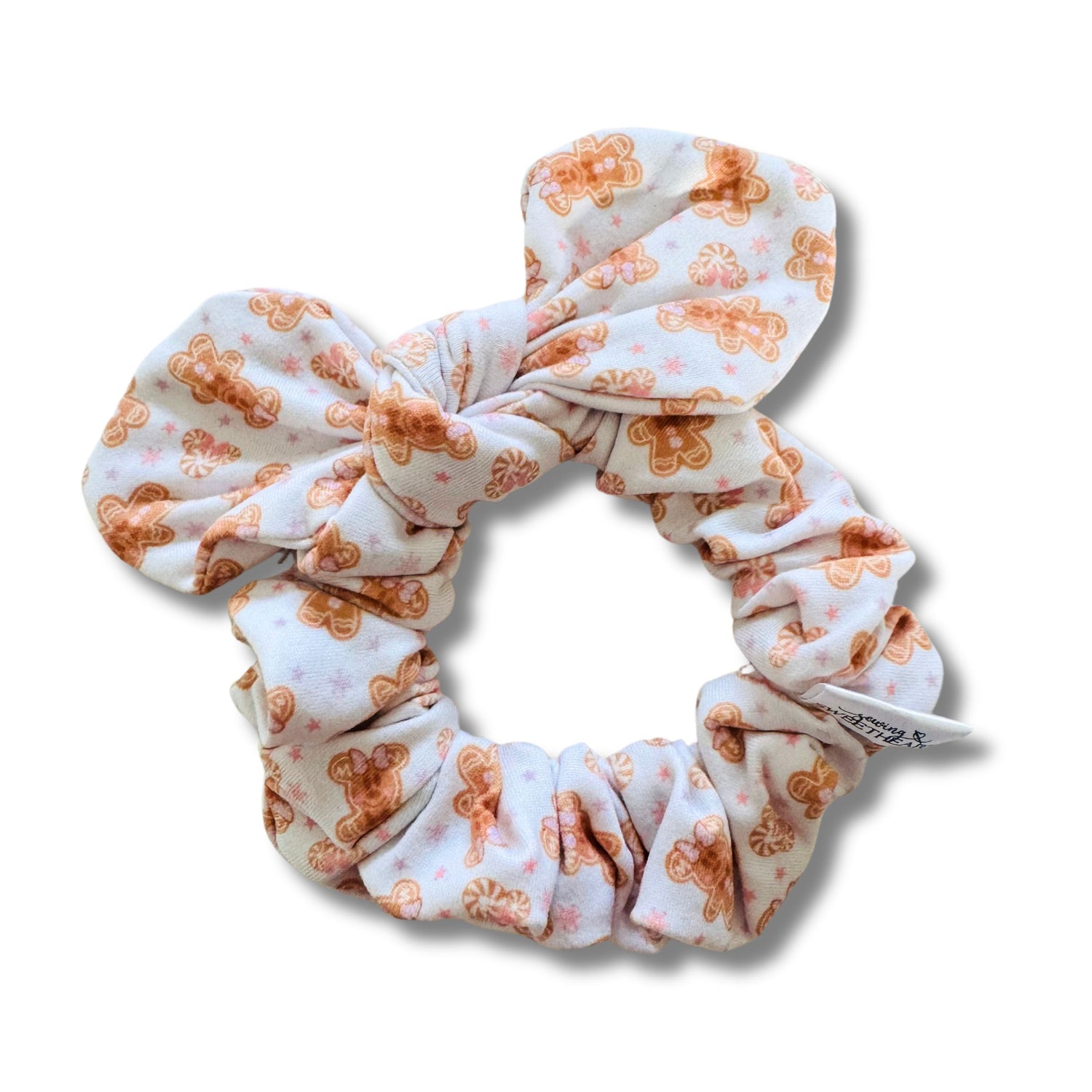 Gingerbread Mouse Bow Scrunchie  Sewing Sweethearts   