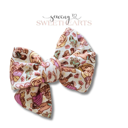 Long Hair Princess Bow  Sewing Sweethearts   