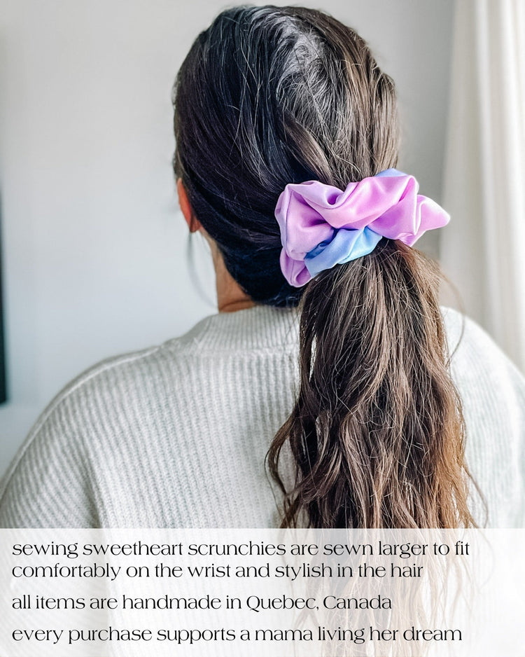 Overstimulated Moms Club Scrunchie  Sewing Sweethearts   