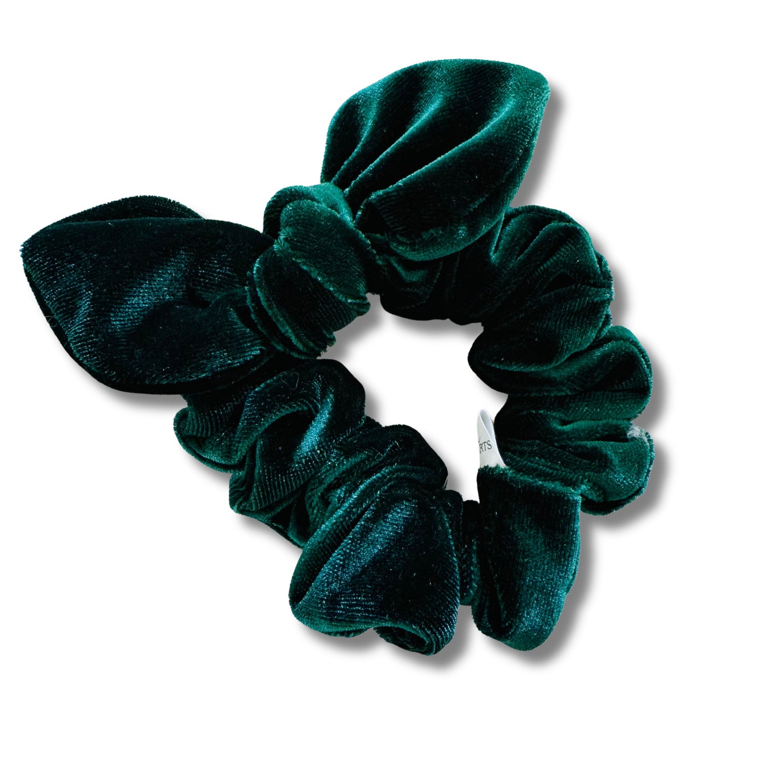 Forest Green Velvet Bow Scrunchie  Sewing Sweethearts   