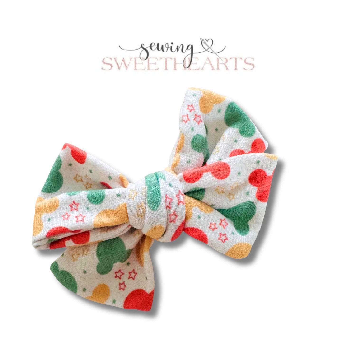 Holiday Mouse Bow  Sewing Sweethearts   