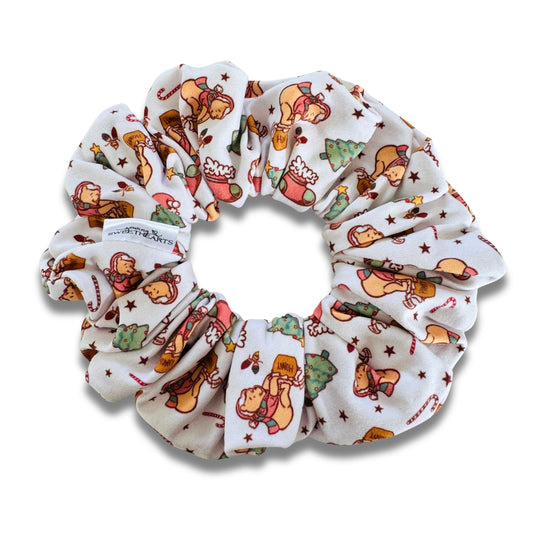 Honey Bear Christmas Scrunchie  Sewing Sweethearts   