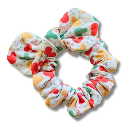 Holiday Mouse Bow Scrunchie  Sewing Sweethearts   