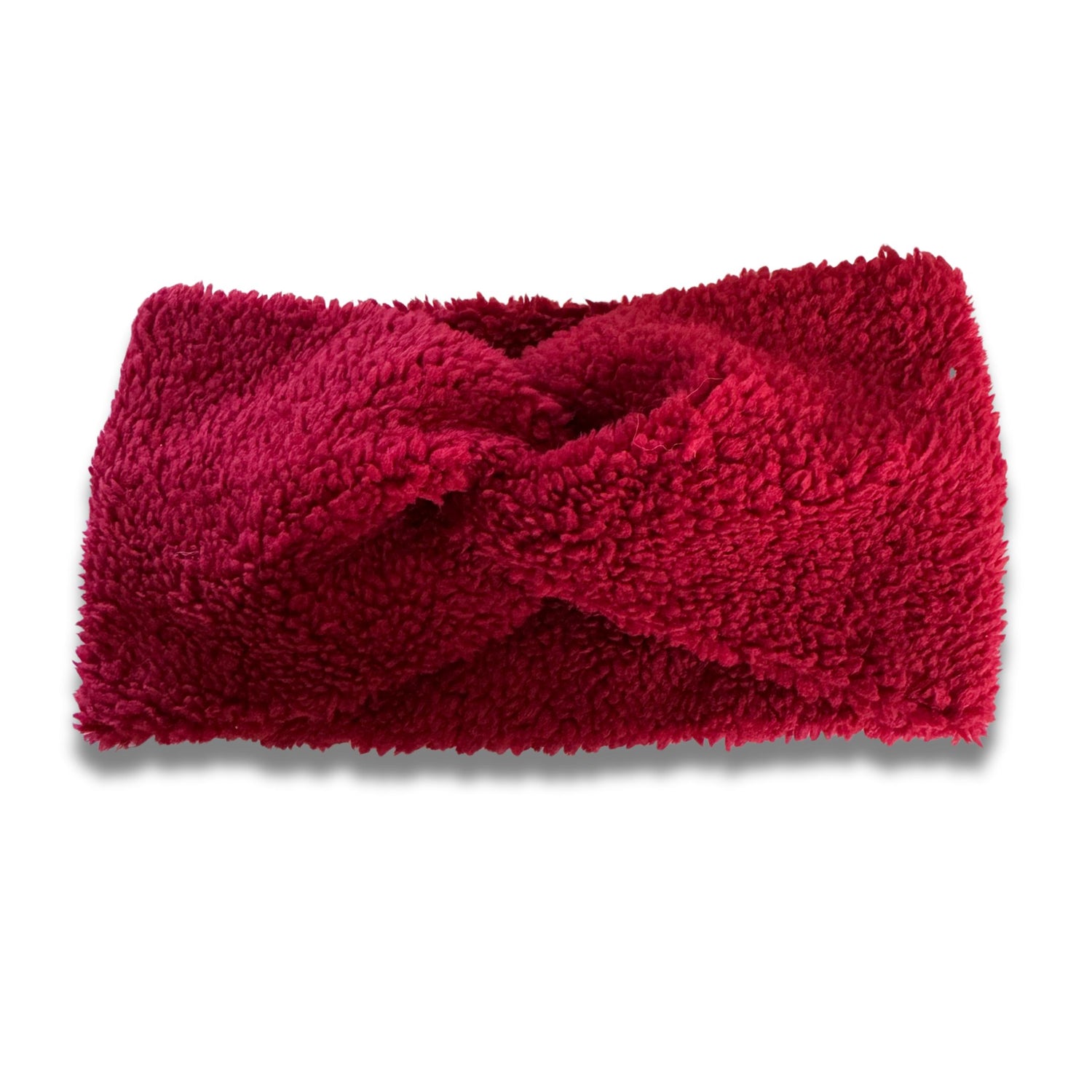 Cranberry Sherpa Headband  Sewing Sweethearts   