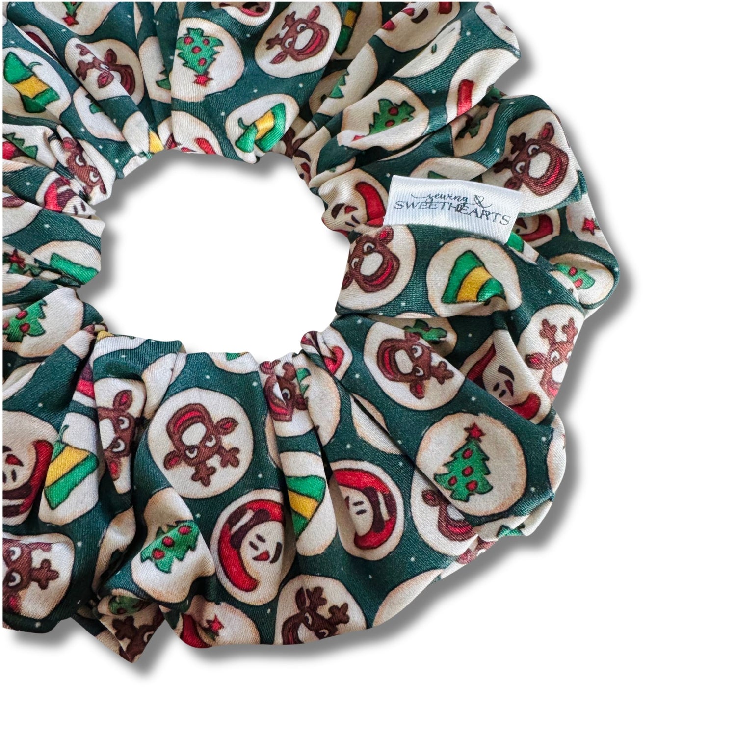 Christmas Cookies Scrunchie  Sewing Sweethearts   