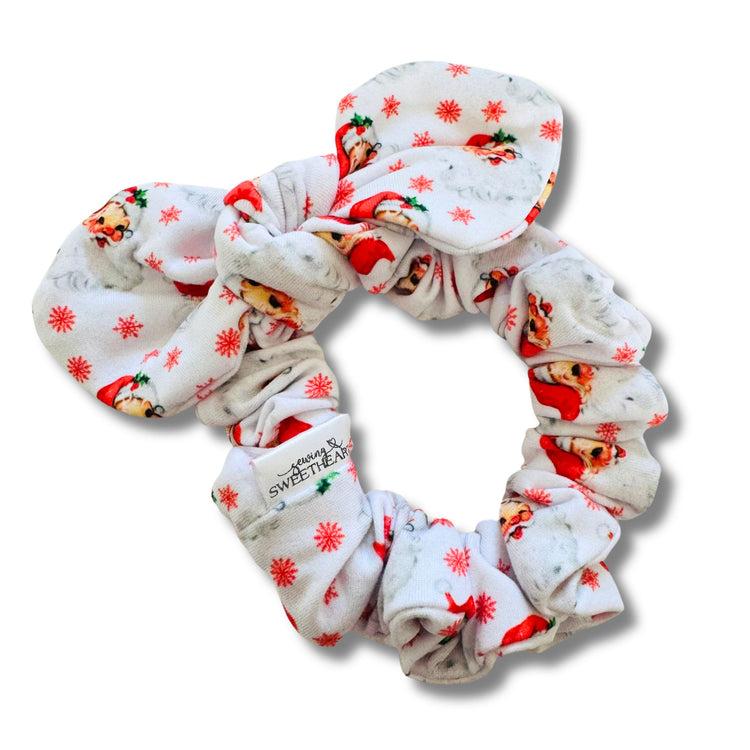 Santa Baby Bow Scrunchie  Sewing Sweethearts   