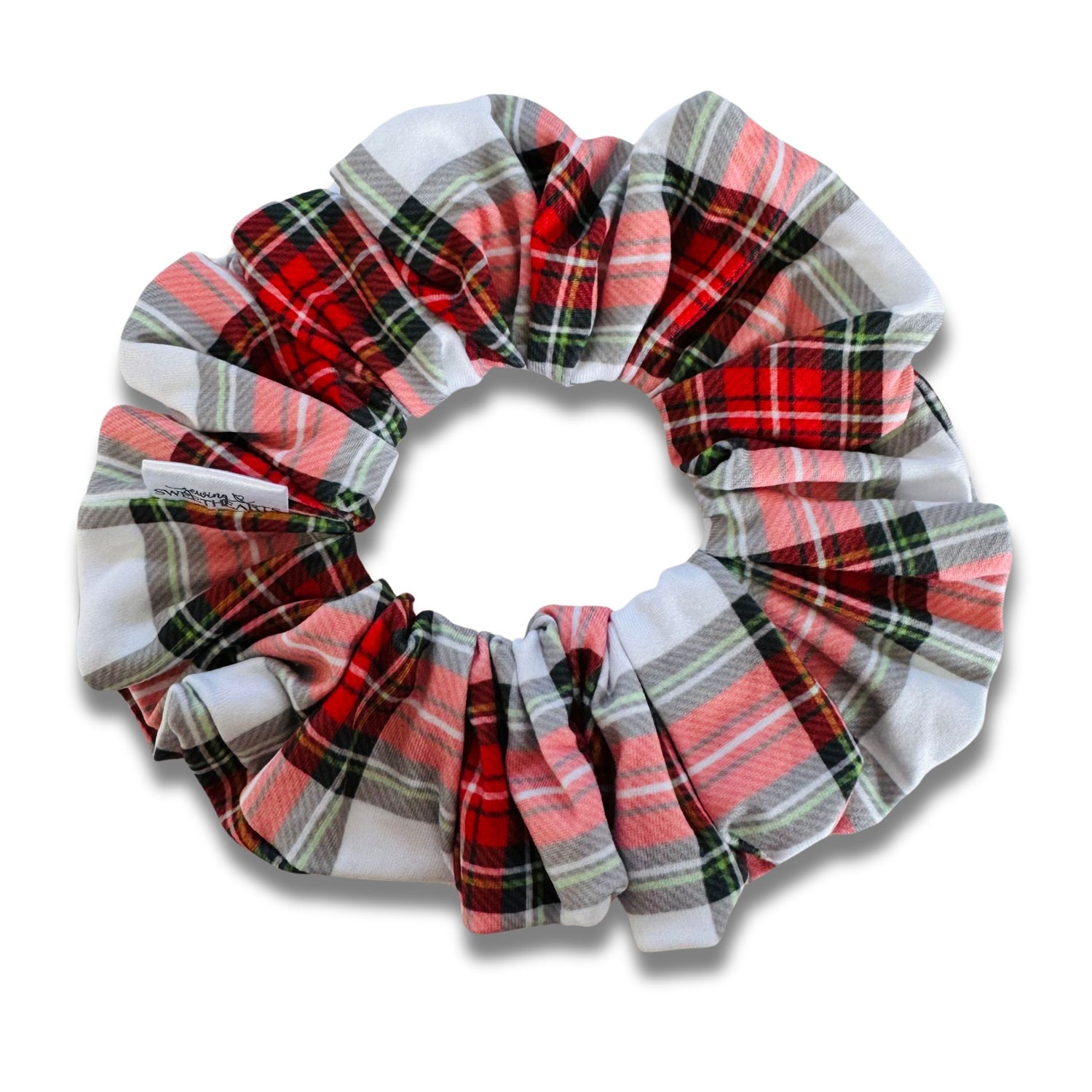 Holiday Plaid Scrunchie  Sewing Sweethearts   