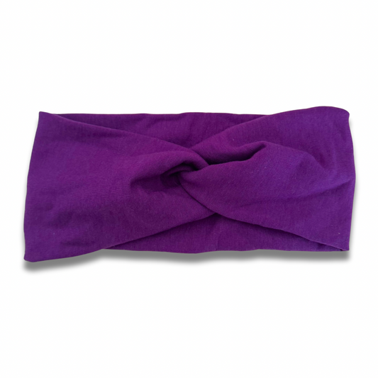 Purple Bamboo Fleece Ear Warmer Sewing Sweethearts